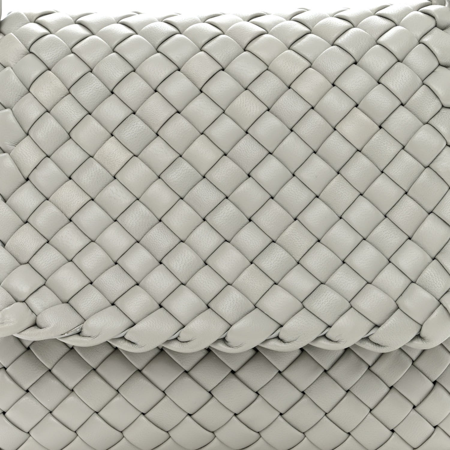 Bottega Veneta Nappa Intreccio Mini Cobble Shoulder Bag Agate Grey 8 of 10