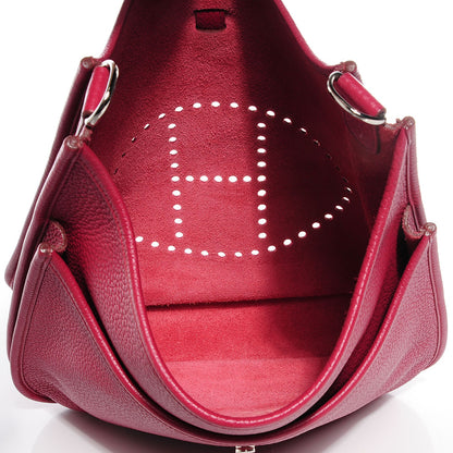 Hermes Taurillon Clemence Evelyne III GM Rubis 11 of 13