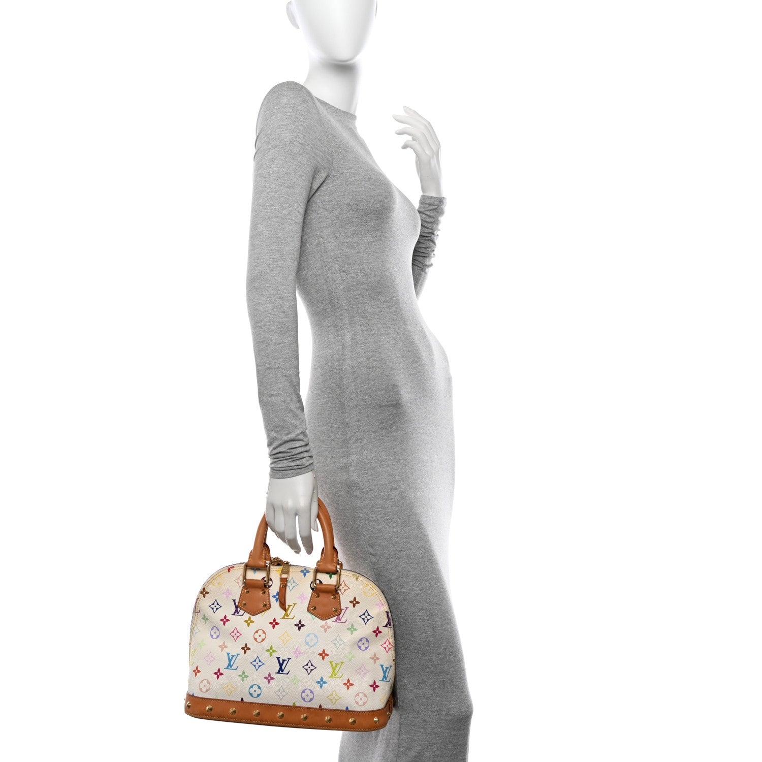 Louis Vuitton Monogram Multicolor Alma PM White 2 of 11