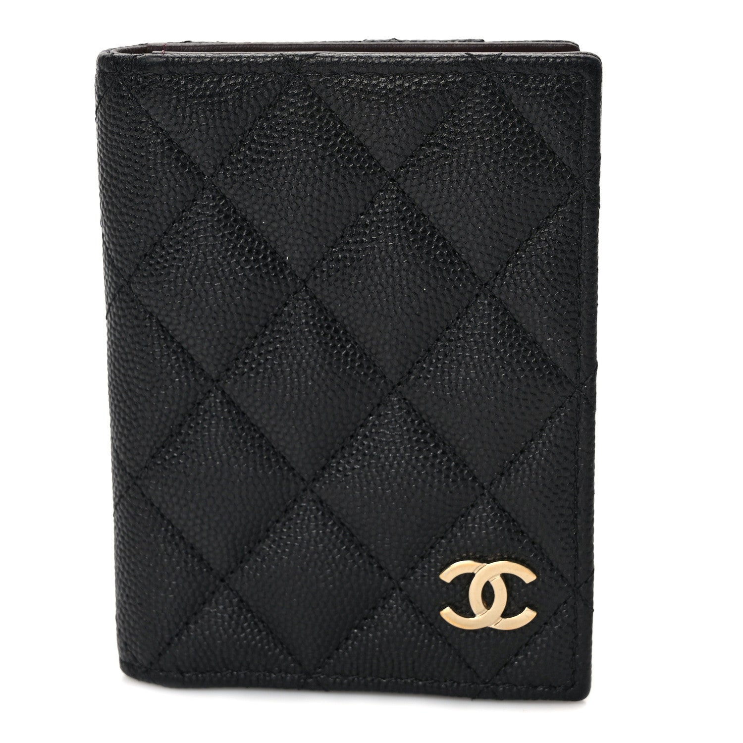 Chanel Caviar Quilted Card Holder Wallet Black 1 of 9
