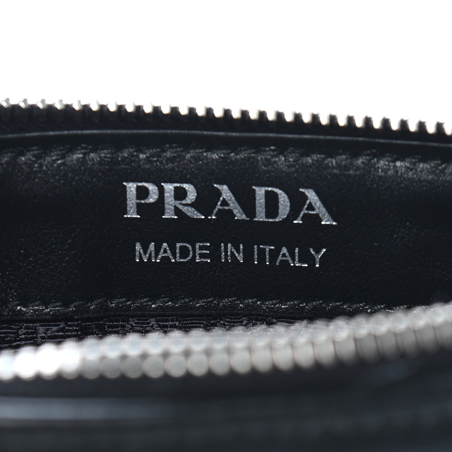 Prada Soft Calfskin Impunture Diagramme Belt Bag Black 5 of 6