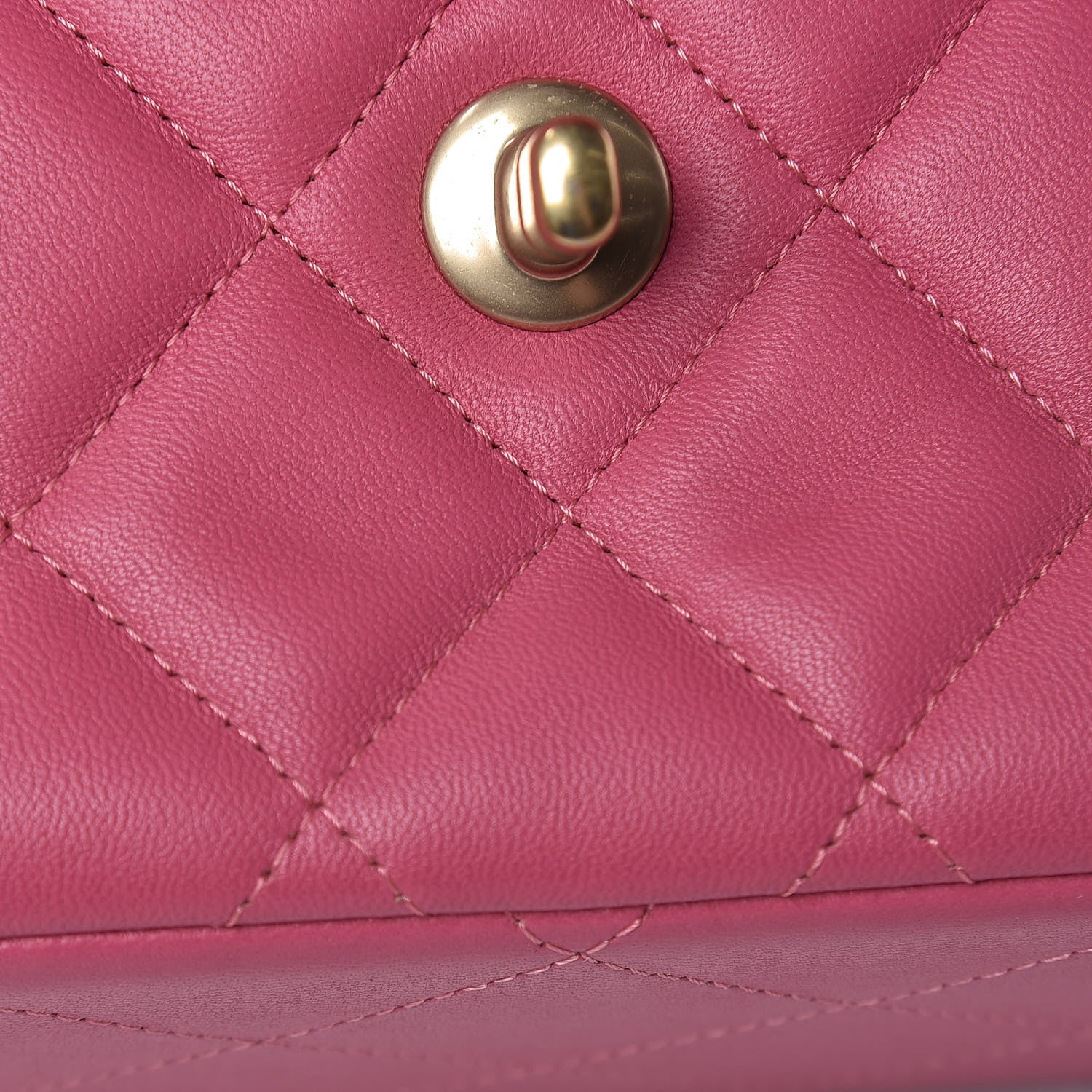 Chanel Lambskin Quilted Maxi Double Flap Dark Pink 13 of 19
