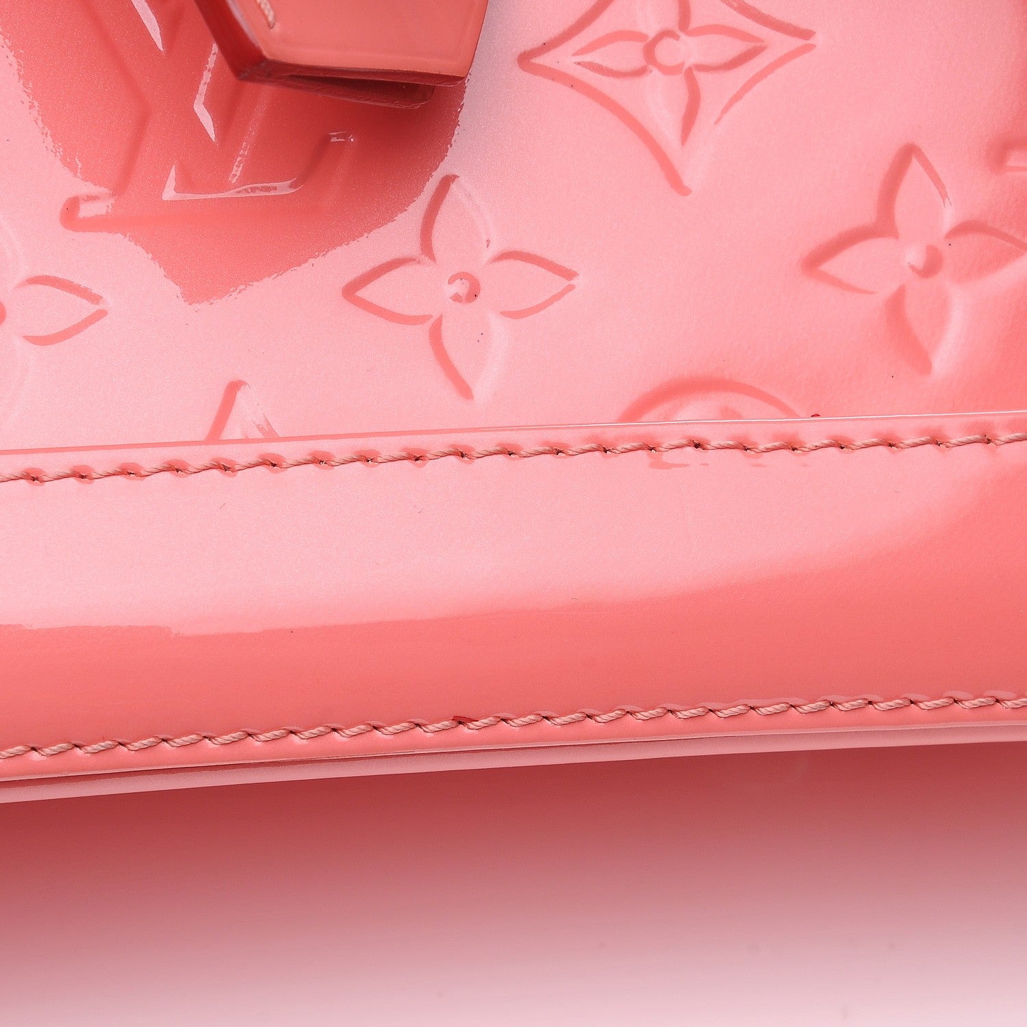 Louis Vuitton Vernis Alma BB Poppy 7 of 12