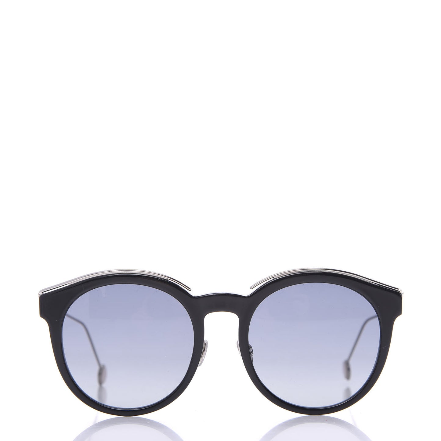 Blossom 52mm Round Sunglasses Black