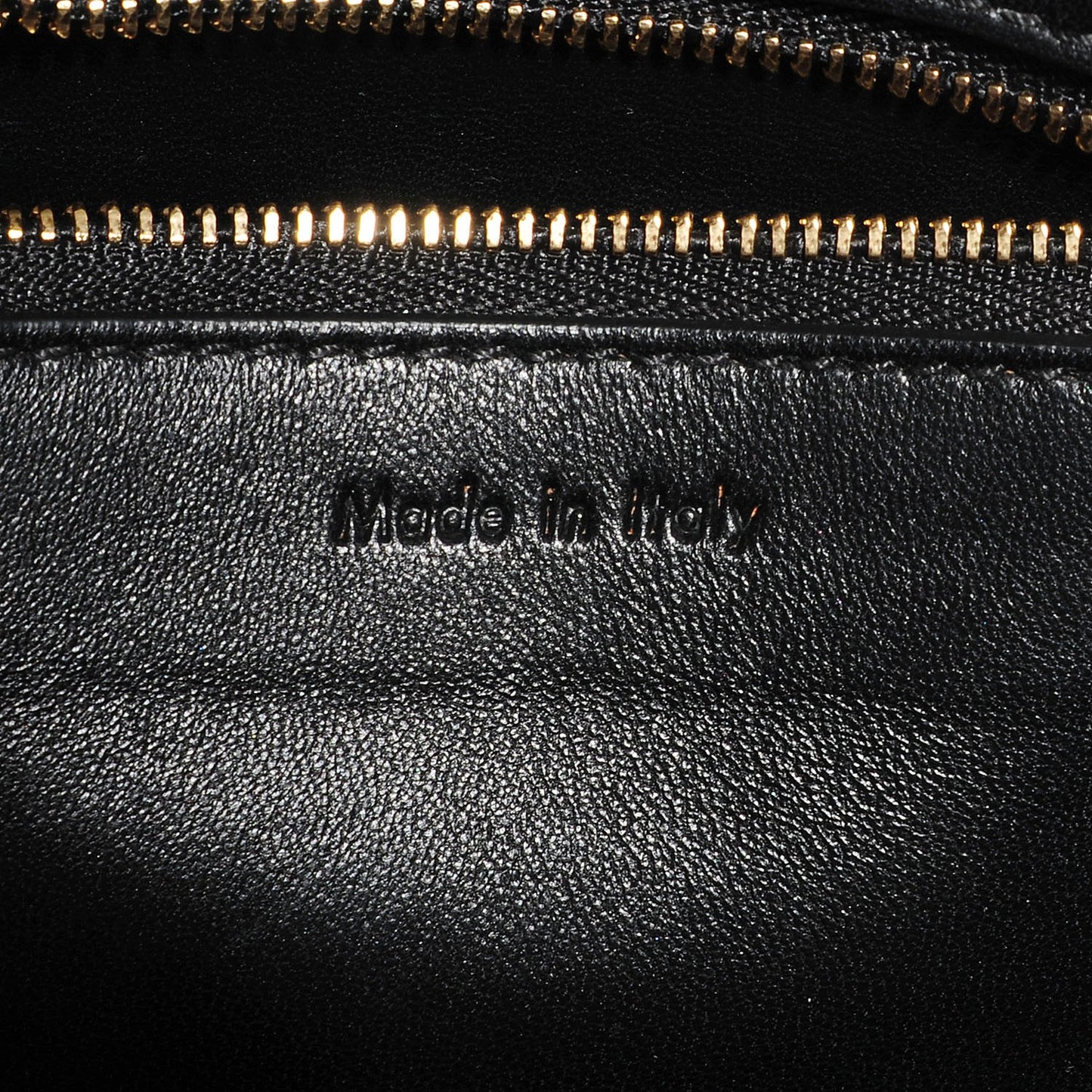 Smooth Calfskin Ostrich Leg Medium Edge Shoulder Bag Black