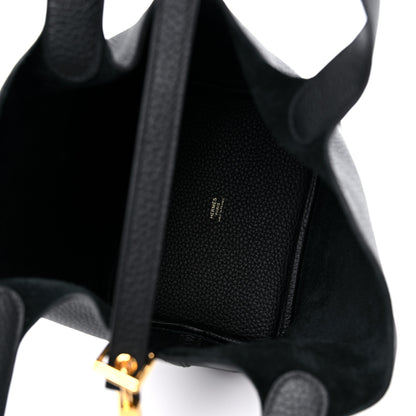 Hermes Taurillon Clemence Picotin Lock 18 PM Black 5 of 10