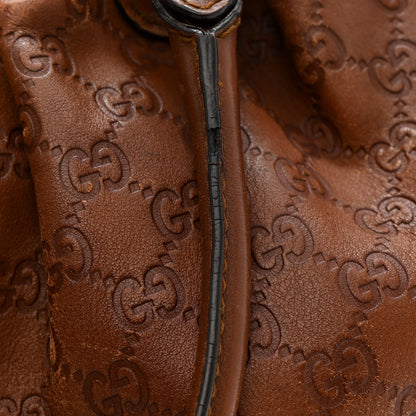 Gucci Guccissima Medium Sukey Tote Brown 17 of 23