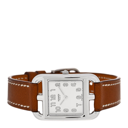 Hermes Stainless Steel Barenia 23mm Cape Cod Quartz Watch Fauve 2 of 5