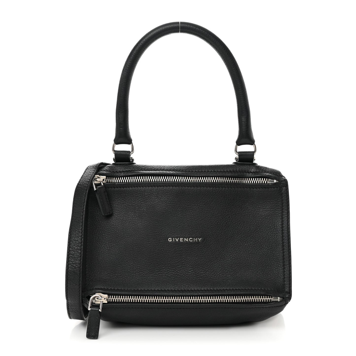 Sugar Goatskin Small Pandora Black