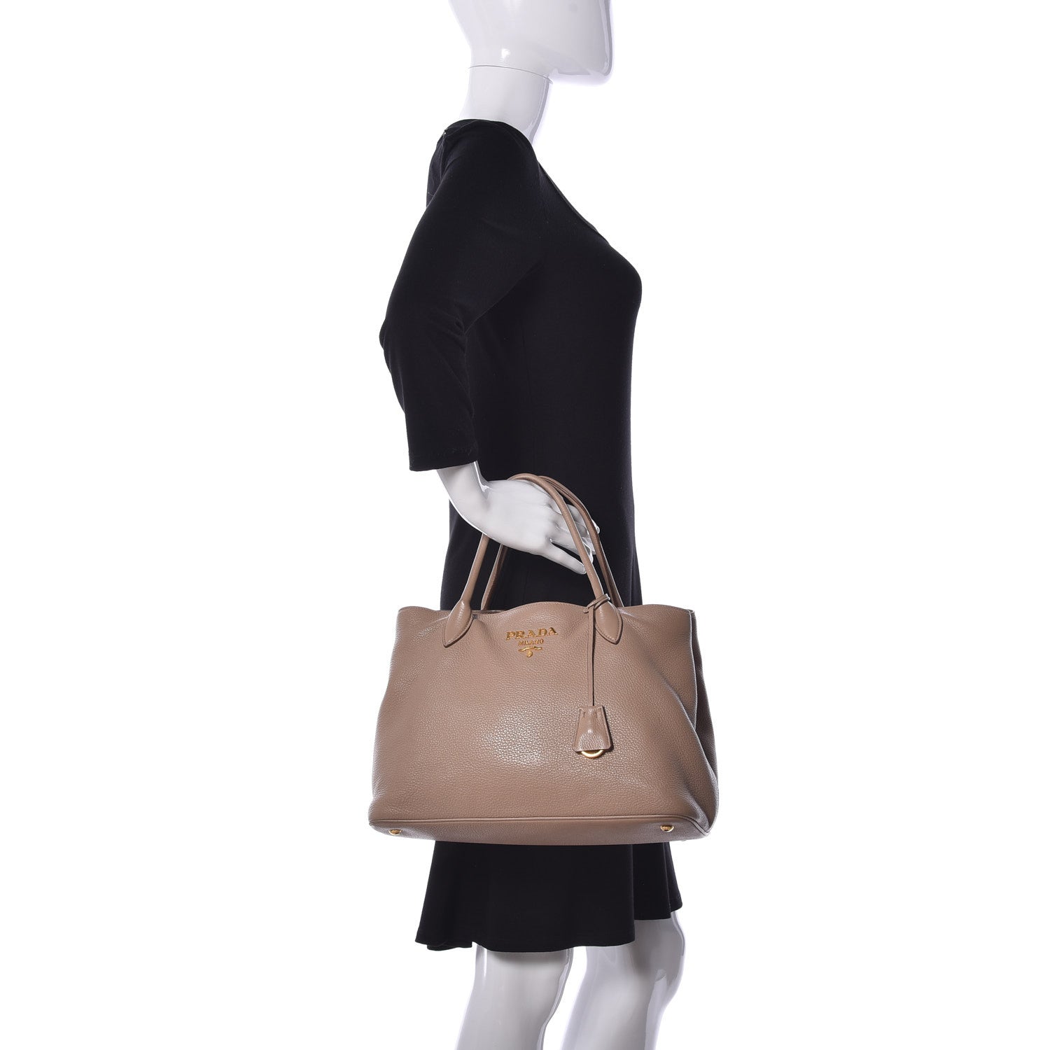 Prada Vitello Daino Shopping Tote Cammeo 3 of 9