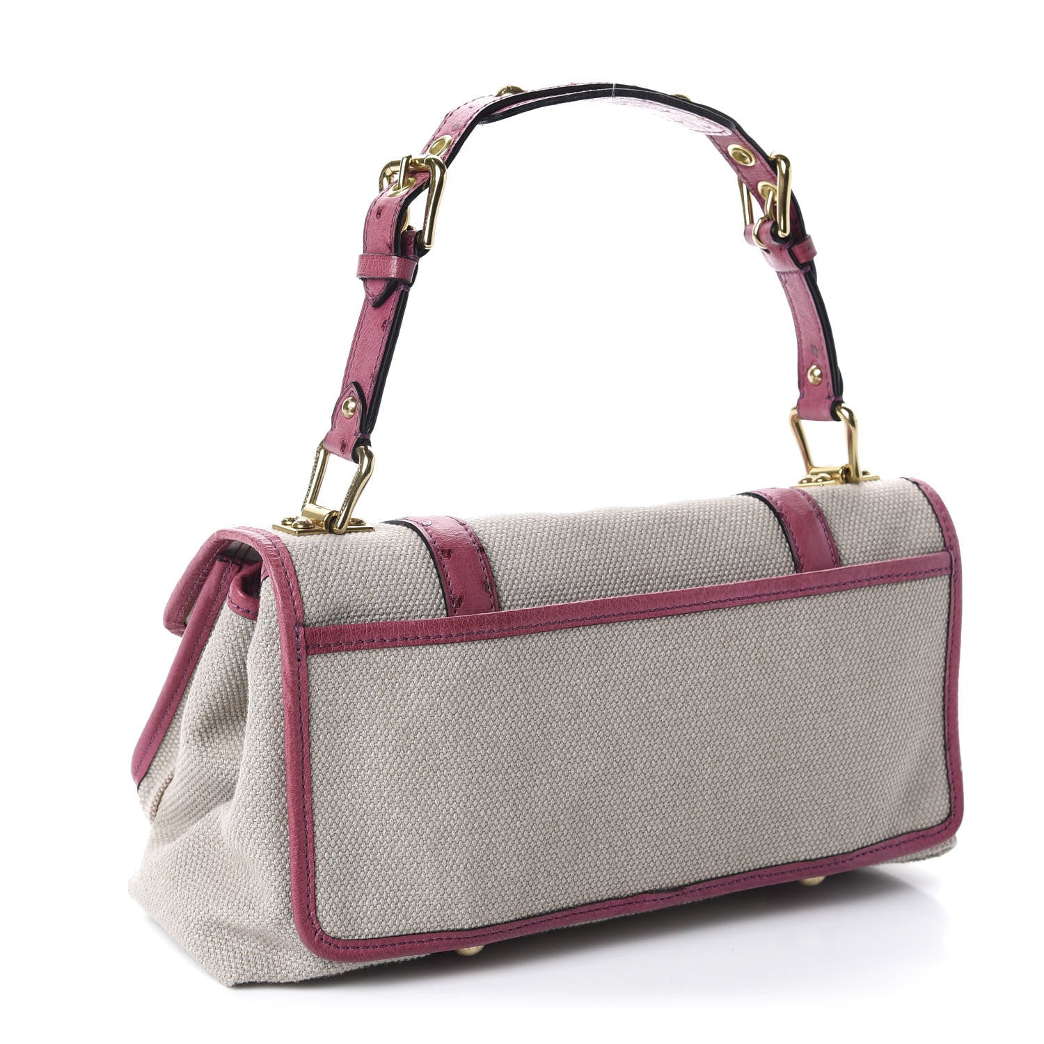 Louis Vuitton Toile Ostrich Trianon Sac Express GM Lilac 2 of 10