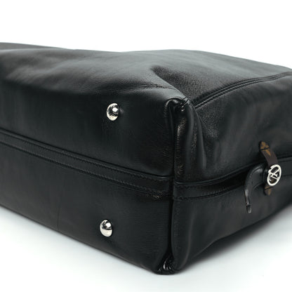 Louis Vuitton Lambskin CarryAll Vibe MM Black 10 of 10