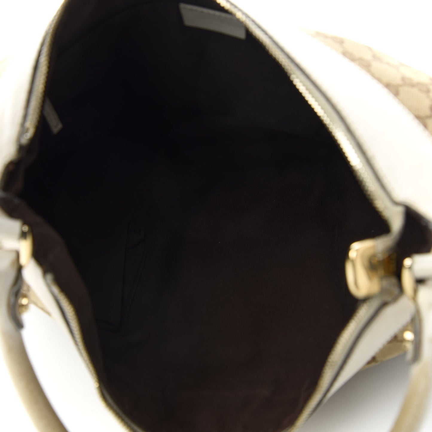 Monogram Large D Gold Hobo Off White