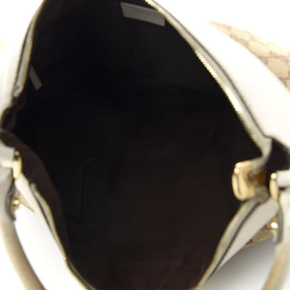 Gucci Monogram Large D Gold Hobo Off White 5 of 11