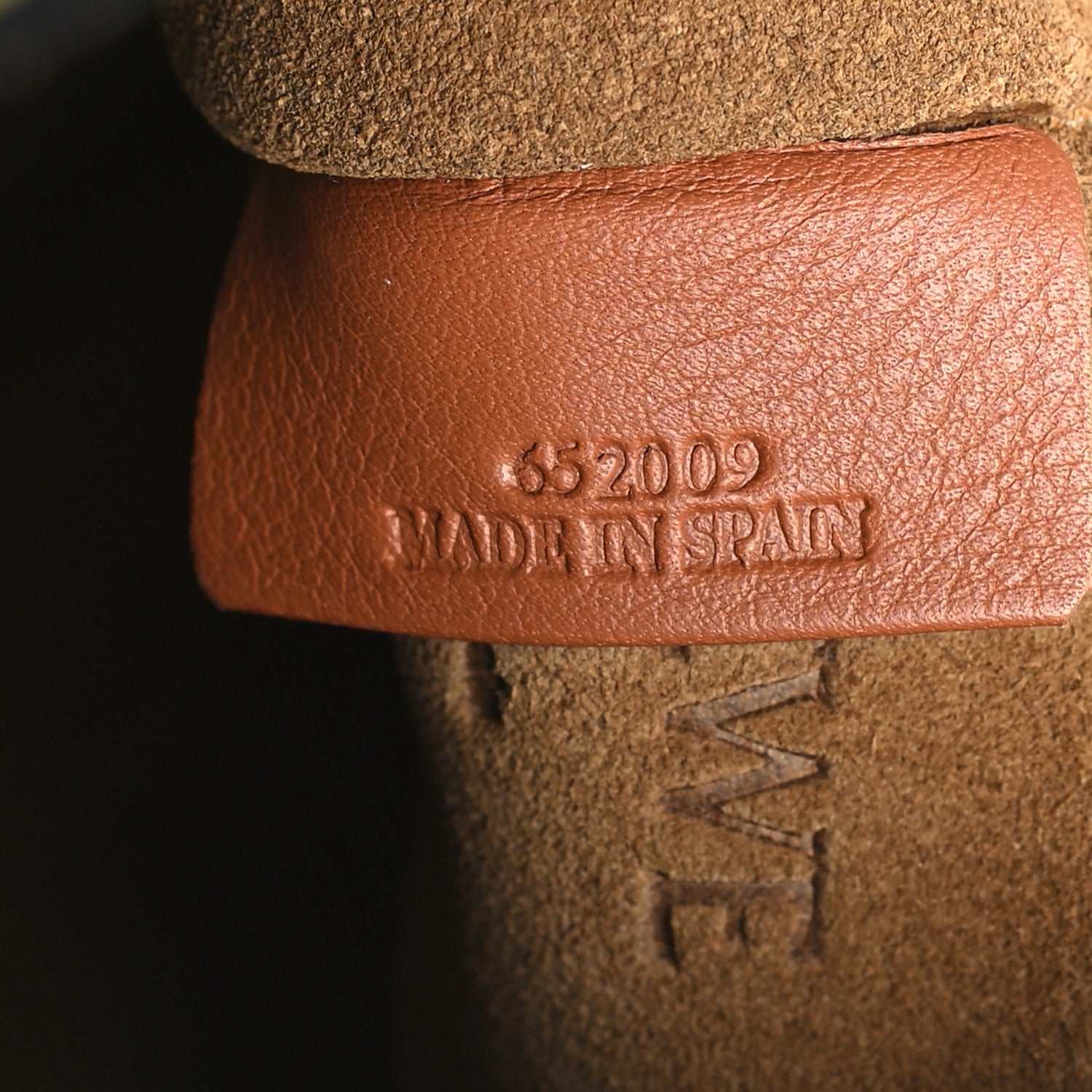 Loewe Calfskin Raffia Gate Bucket Bag Tan Light Yellow 7 of 10