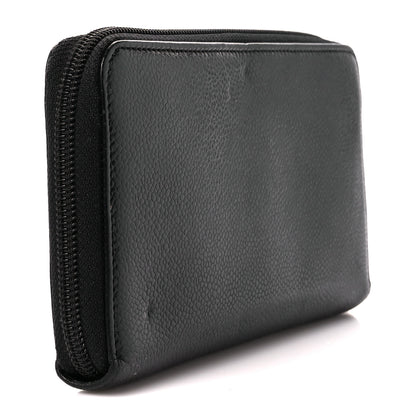 Chanel Caviar Large Timeless CC Zip Around Wallet Black 3 of 11