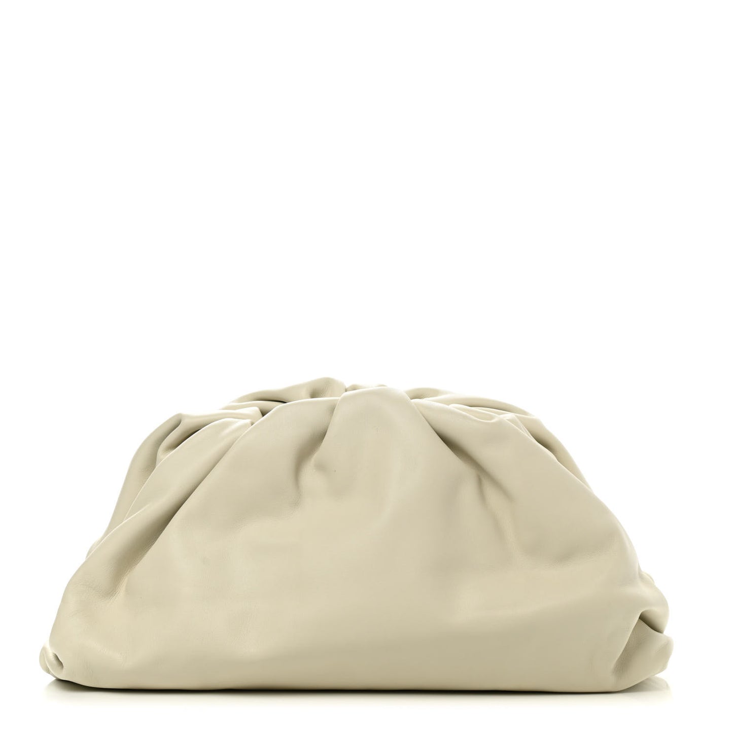 Smooth Butter Calf The Pouch Oversized Clutch Plaster