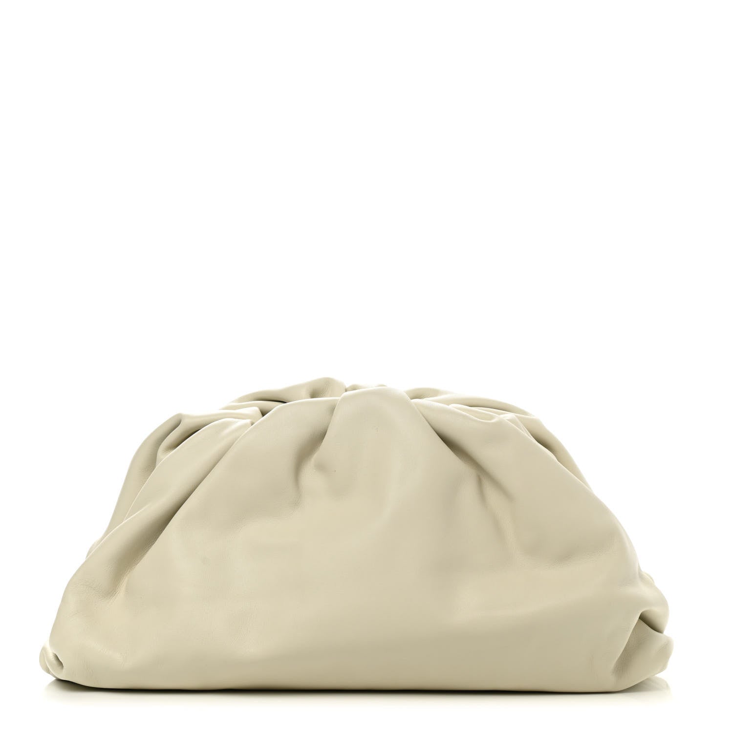 Bottega Veneta Smooth Butter Calf The Pouch Oversized Clutch Plaster 1 of 11