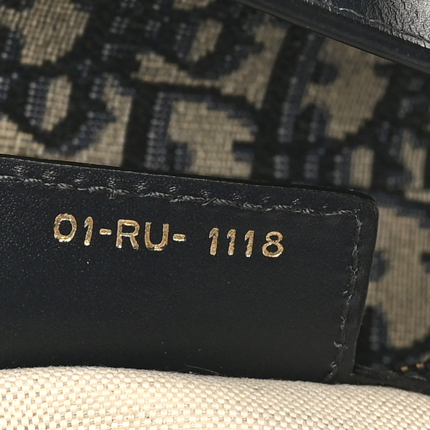 Christian Dior Oblique Saddle Bag Blue 7 of 10