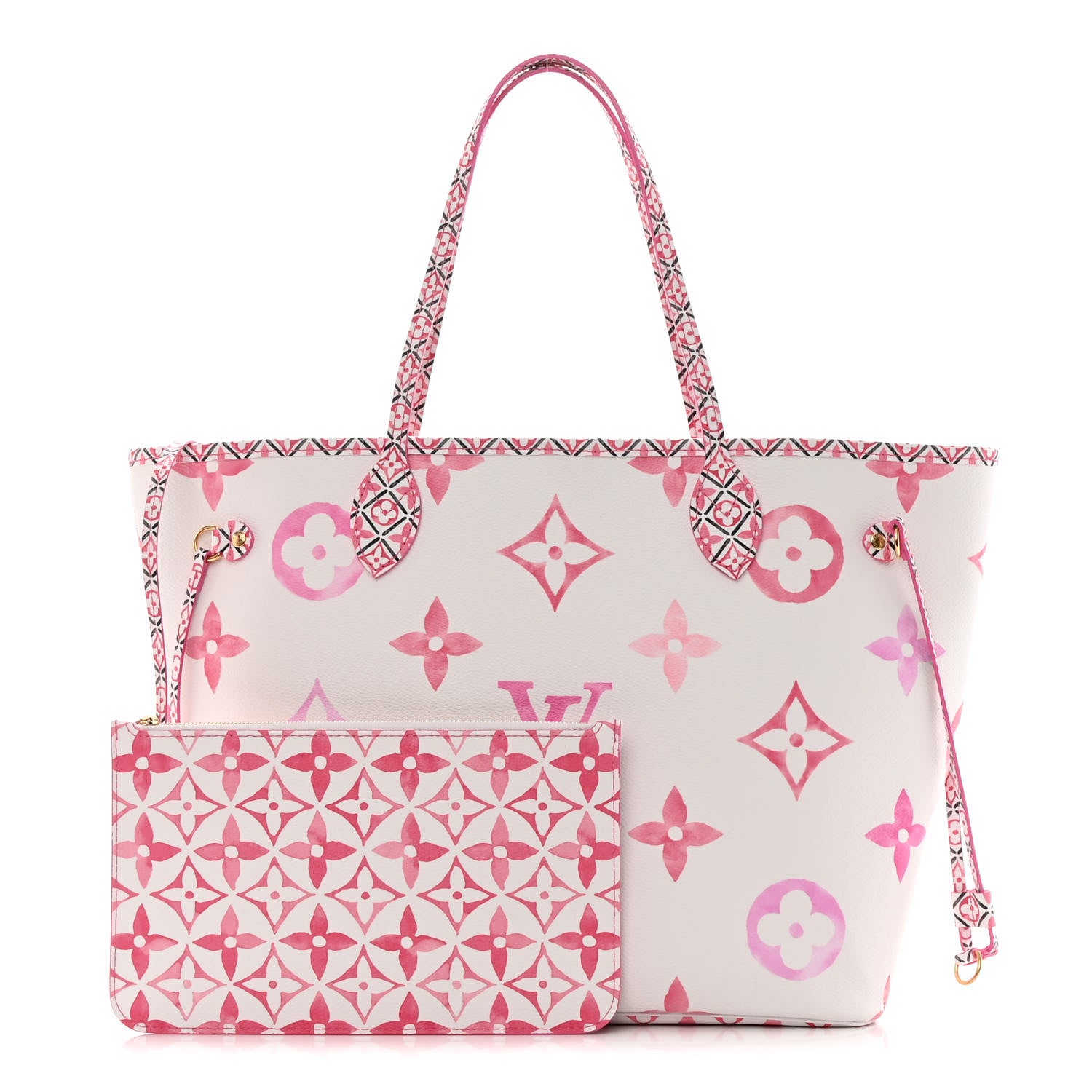 Louis Vuitton Monogram Giant By The Pool 2.0 Neverfull MM Rose 1 of 12