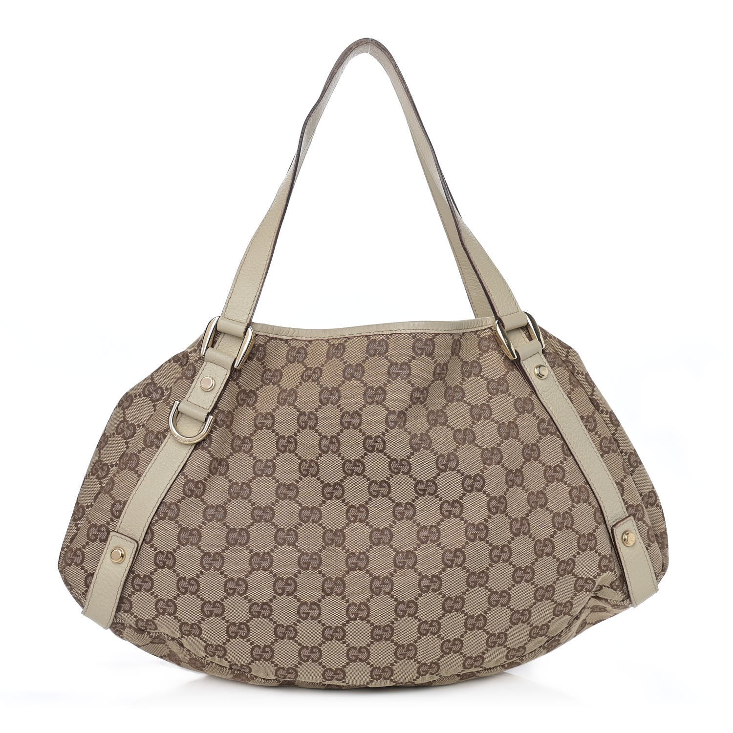 Gucci Monogram Medium Abbey Shoulder Bag Off White 1 of 12