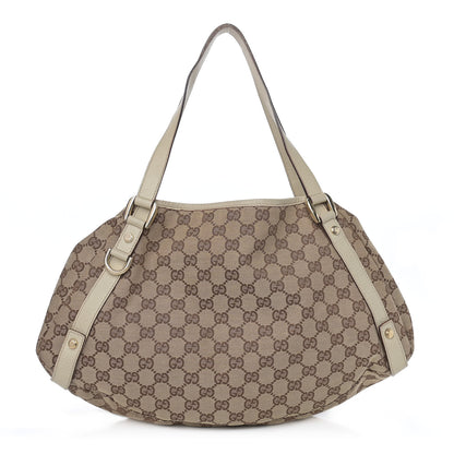 Gucci Monogram Medium Abbey Shoulder Bag Off White 1 of 12