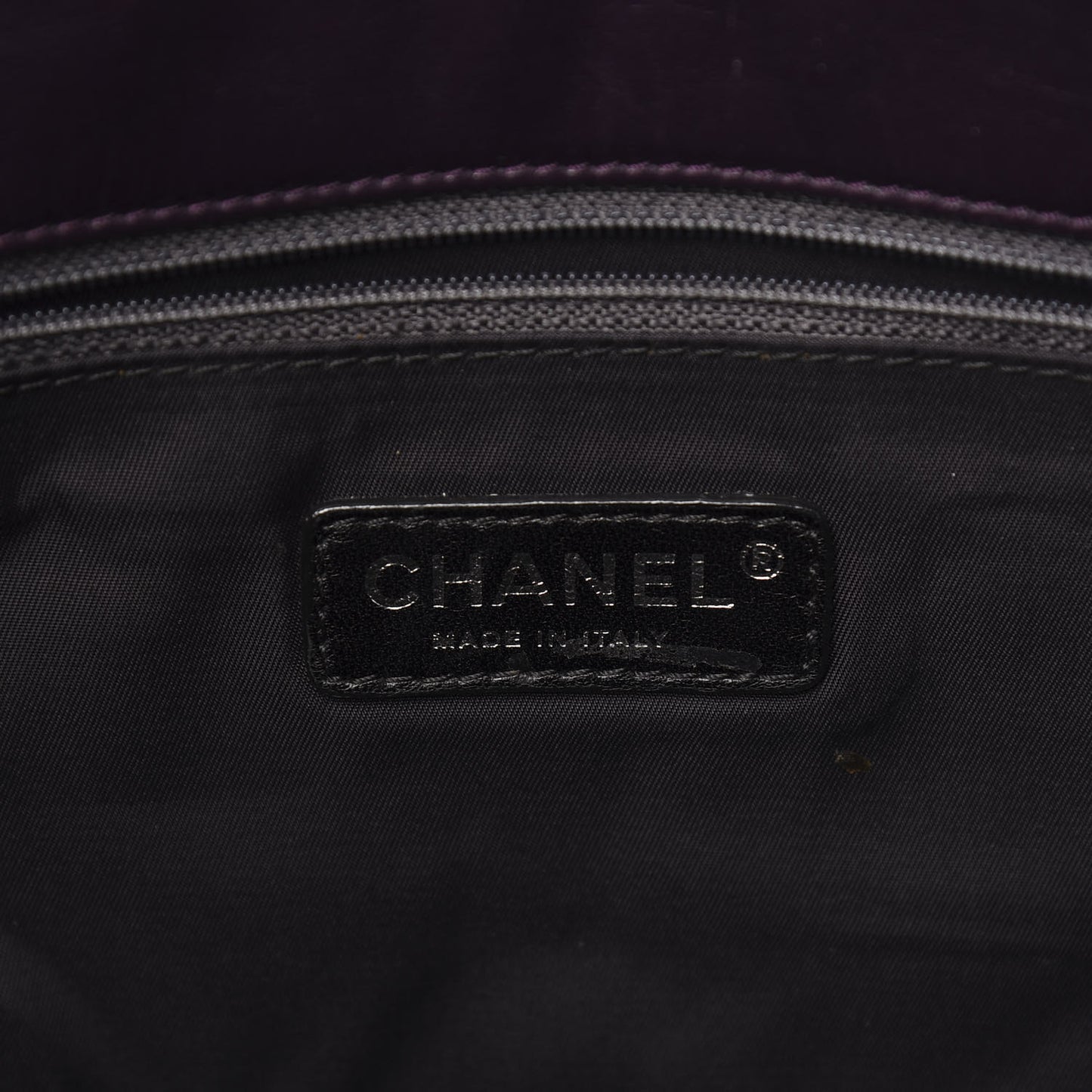 Lambskin In and Out Maxi Flap Purple