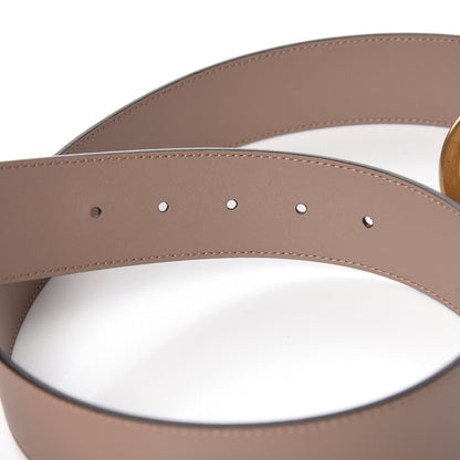 Gucci Calfskin Double G 40mm Belt 80 32 Porcelain Rose 4 of 6
