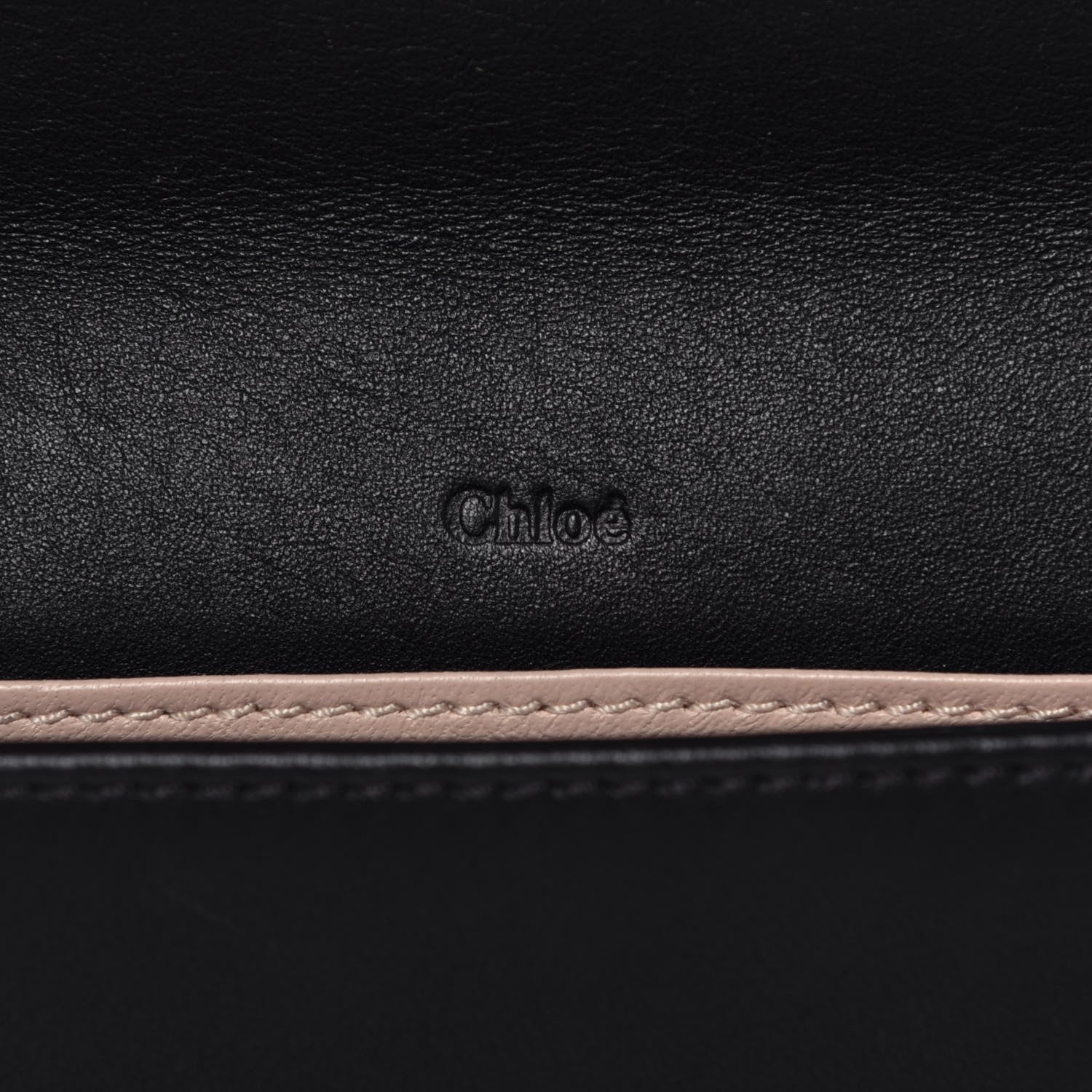 Chloe Lambskin Bow Wallet On Chain Black 6 of 9