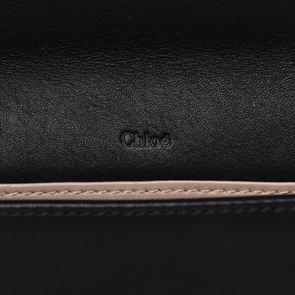 Chloe Lambskin Bow Wallet On Chain Black 6 of 9