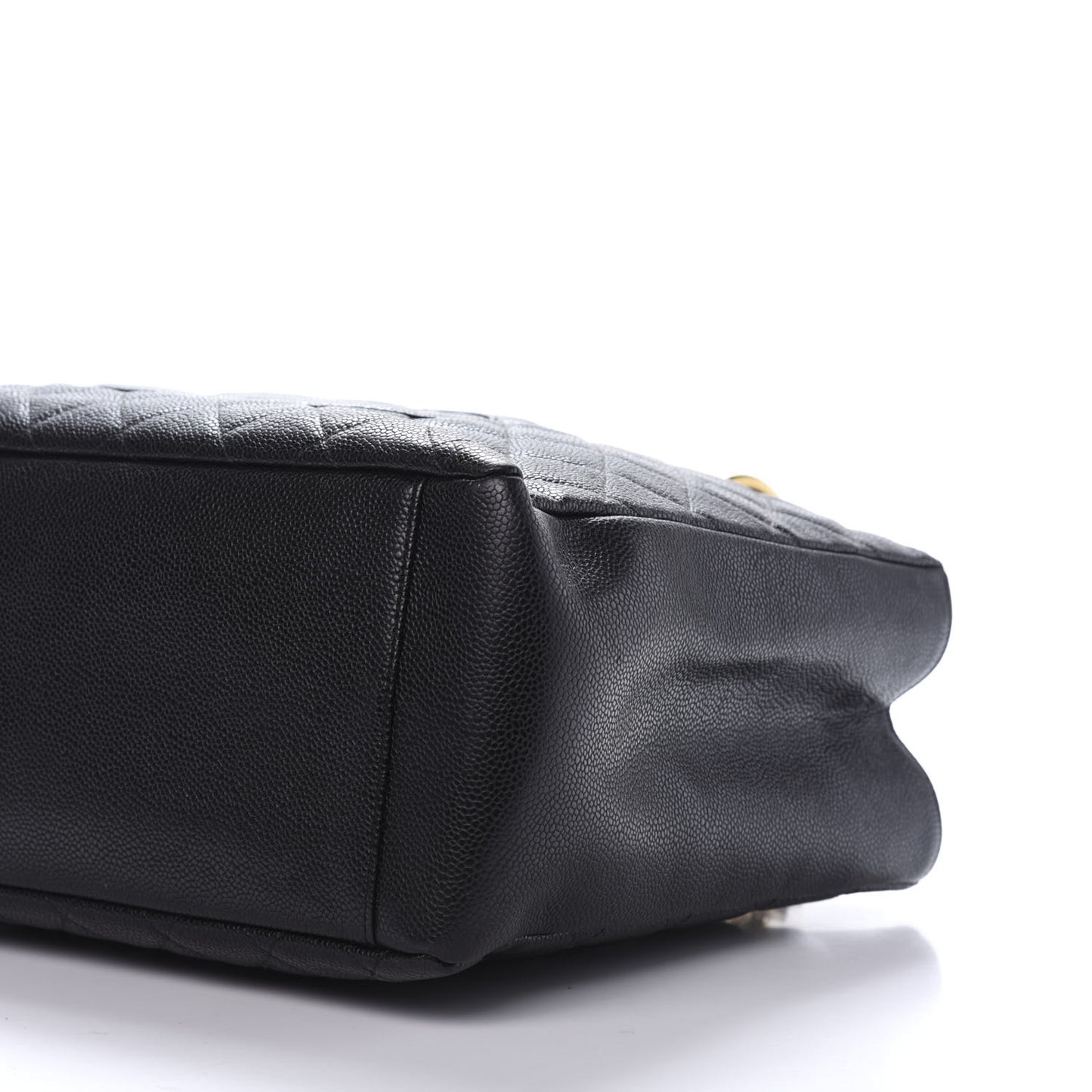 Caviar Quilted Grand Shopping Tote GST Black