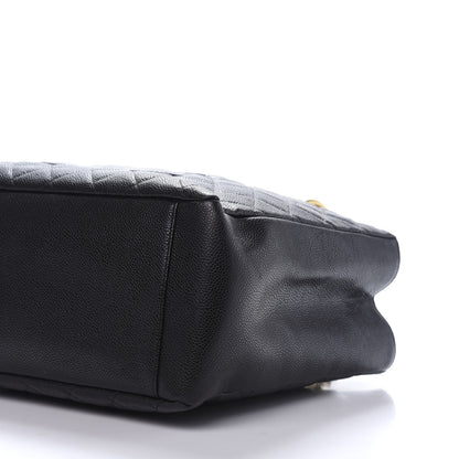 Chanel Caviar Quilted Grand Shopping Tote GST Black 6 of 9