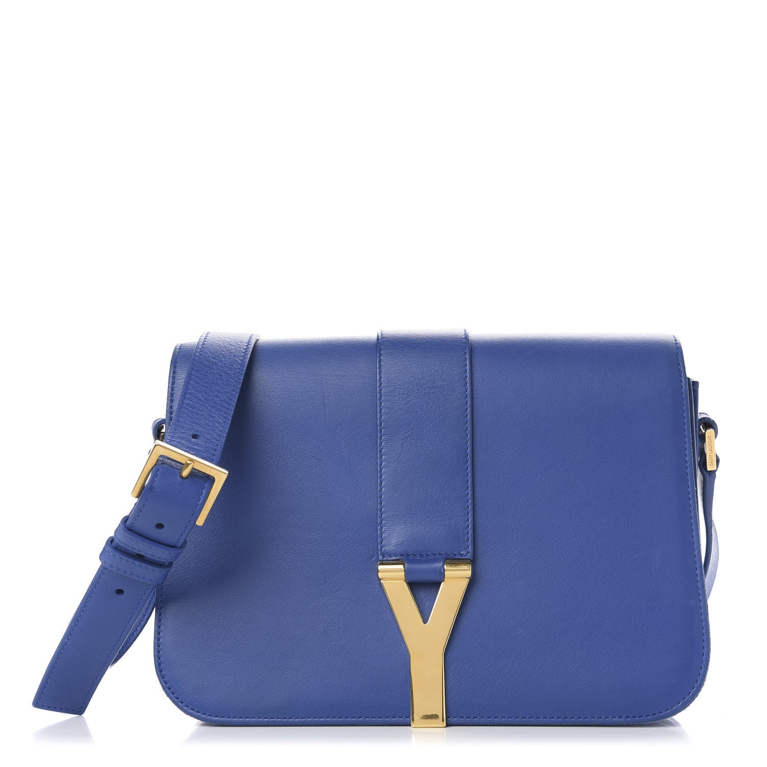Saint Laurent Calfskin Classic Y Satchel Royal Blue 1 of 10