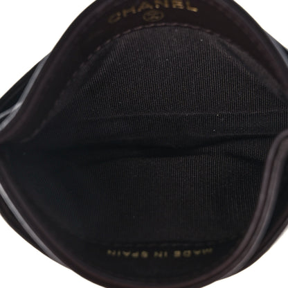 Chanel Lambskin Quilted Chanel 19 Card Holder Dark Brown 5 of 7
