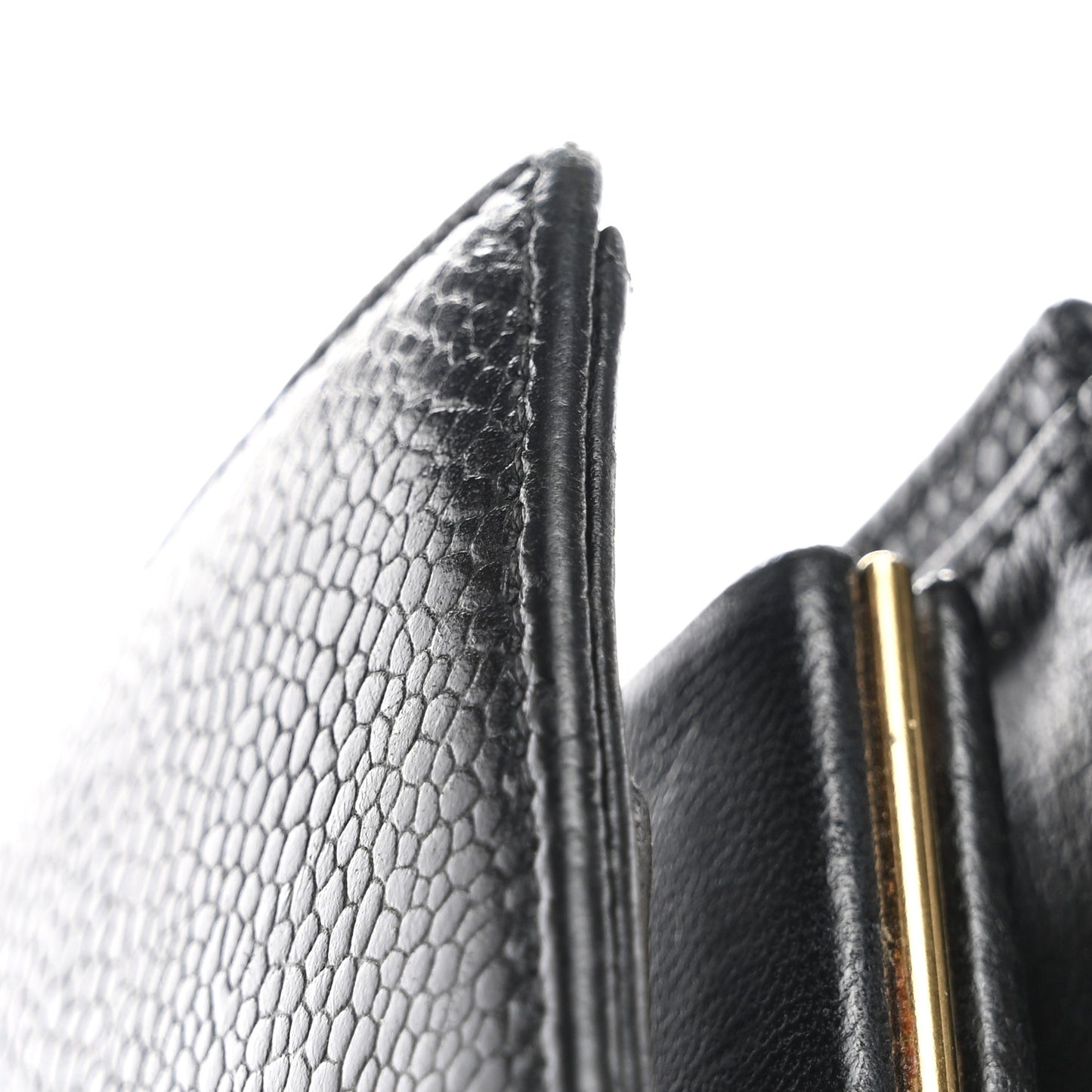 Caviar Timeless CC French Wallet Black
