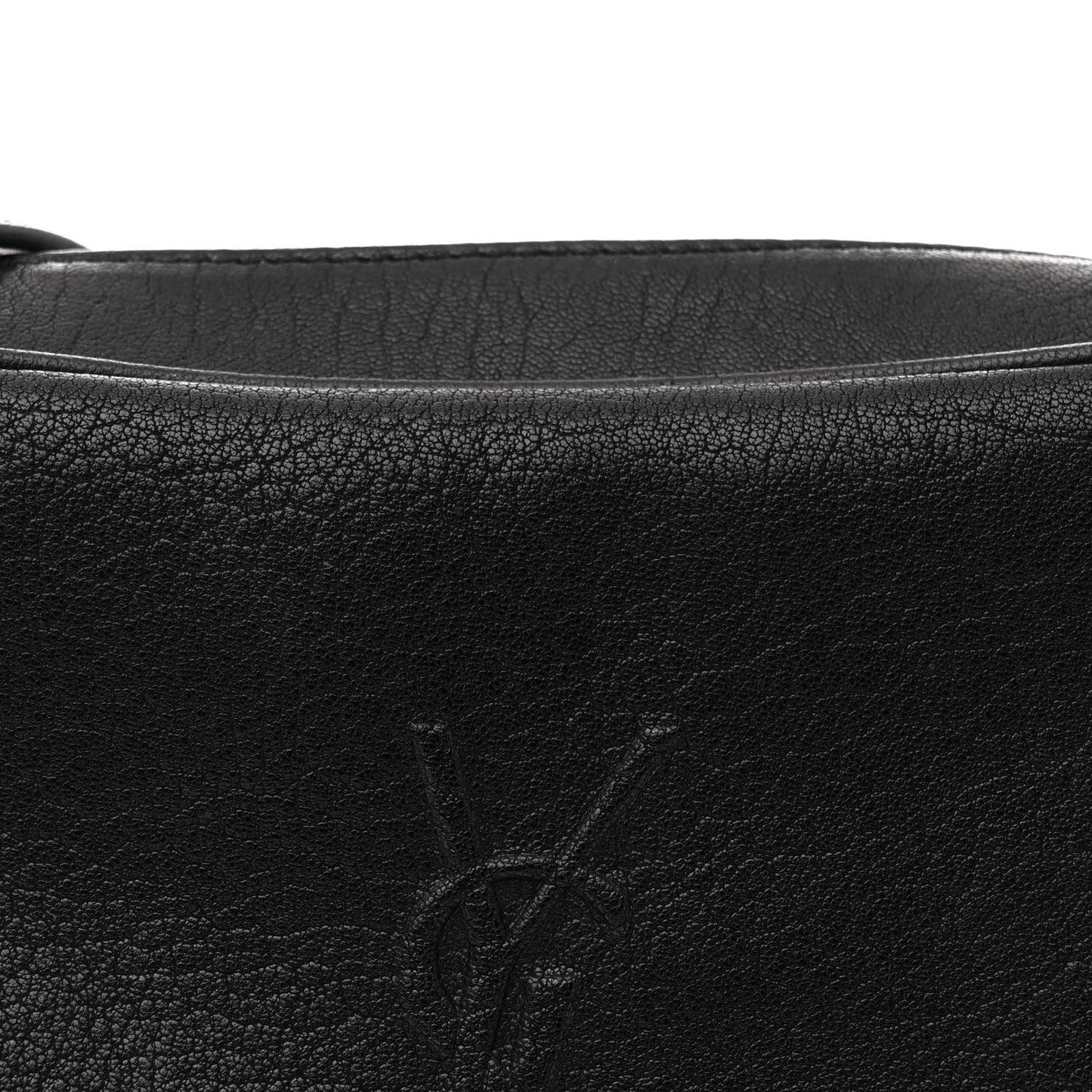 Lambskin Monogram Small Lou Camera Bag Black
