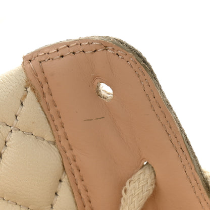 Gucci Calfskin GG Supreme Monogram Nappa Quilted Lace Up Ankle Boots 40.5 Mystic White Beige 8 of 10