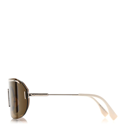 Fendi FF Shield Sunglasses FF M0098/S Brown 3 of 7