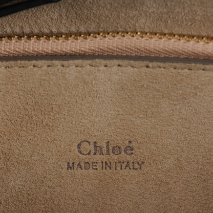 Chloe Suede Calfskin Medium Faye Shoulder Bag Black 6 of 8