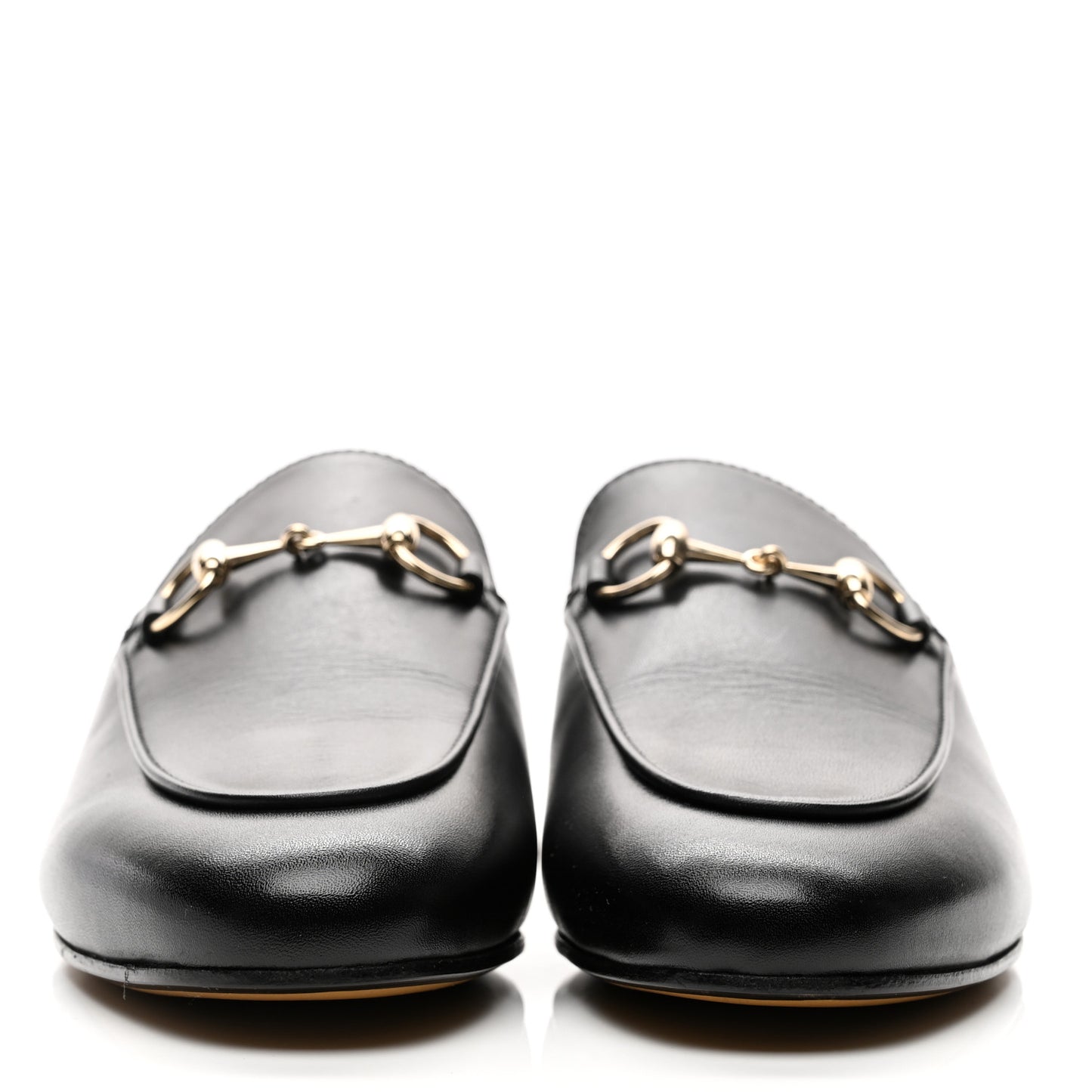 Calfskin Womens Princetown Slippers 36 Black