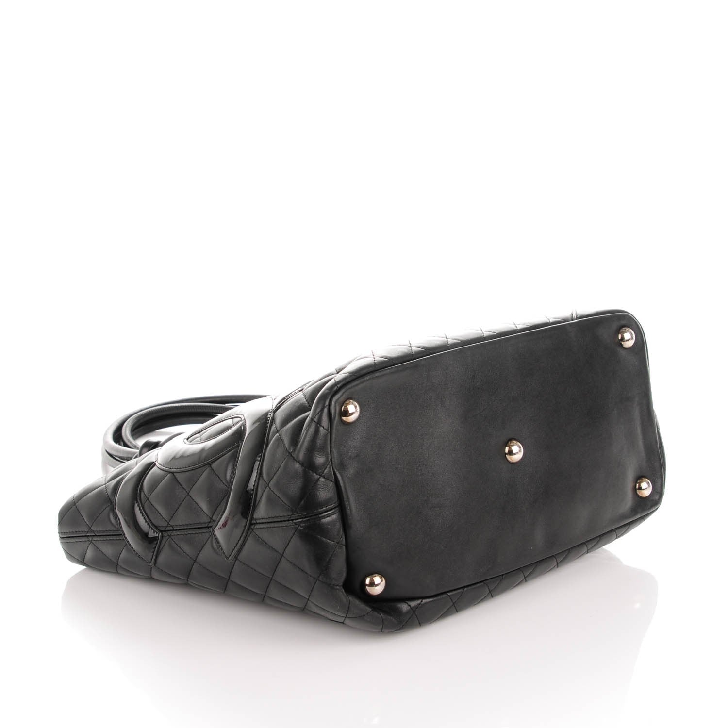 Chanel Calfskin Quilted Large Cambon Tote Black 4 of 8