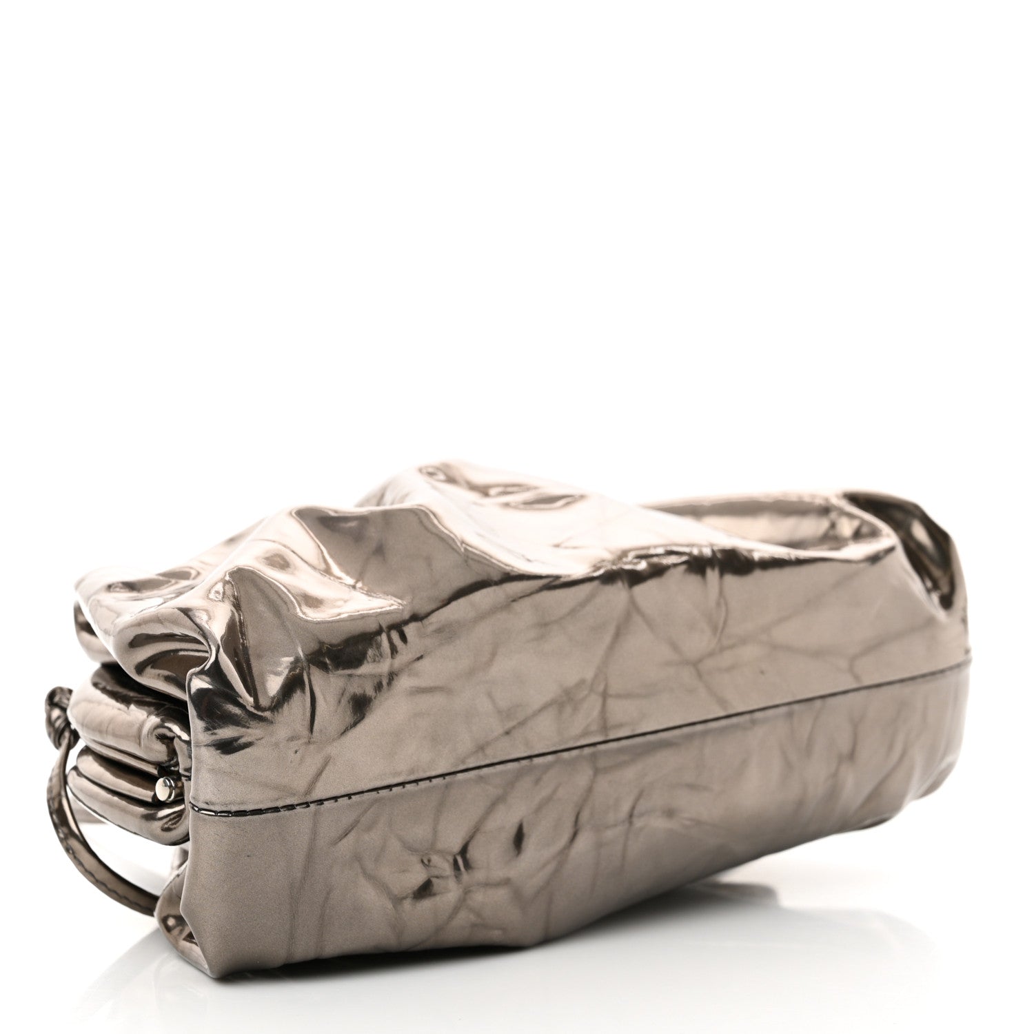 Bottega Veneta Metallic Crushed Calfskin The Mini Pouch Anchor 4 of 12