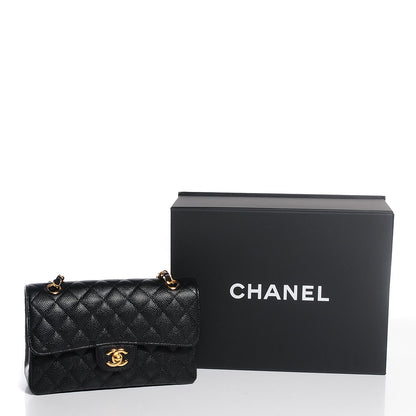 Chanel Caviar Quilted Small Double Flap Black 9 of 9