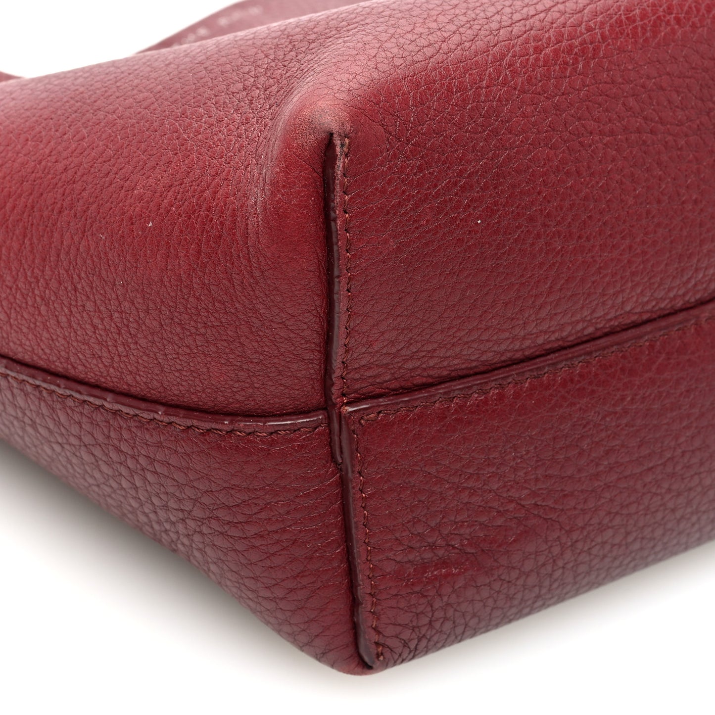 Grained Calfskin Small Park Tote Terracotta