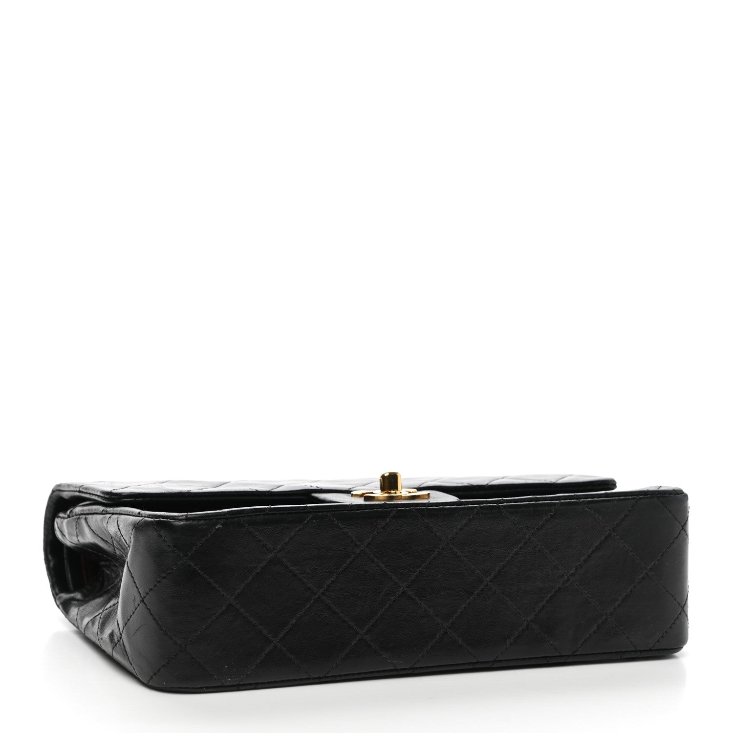Chanel Lambskin Quilted Small Double Flap Black 4 of 11