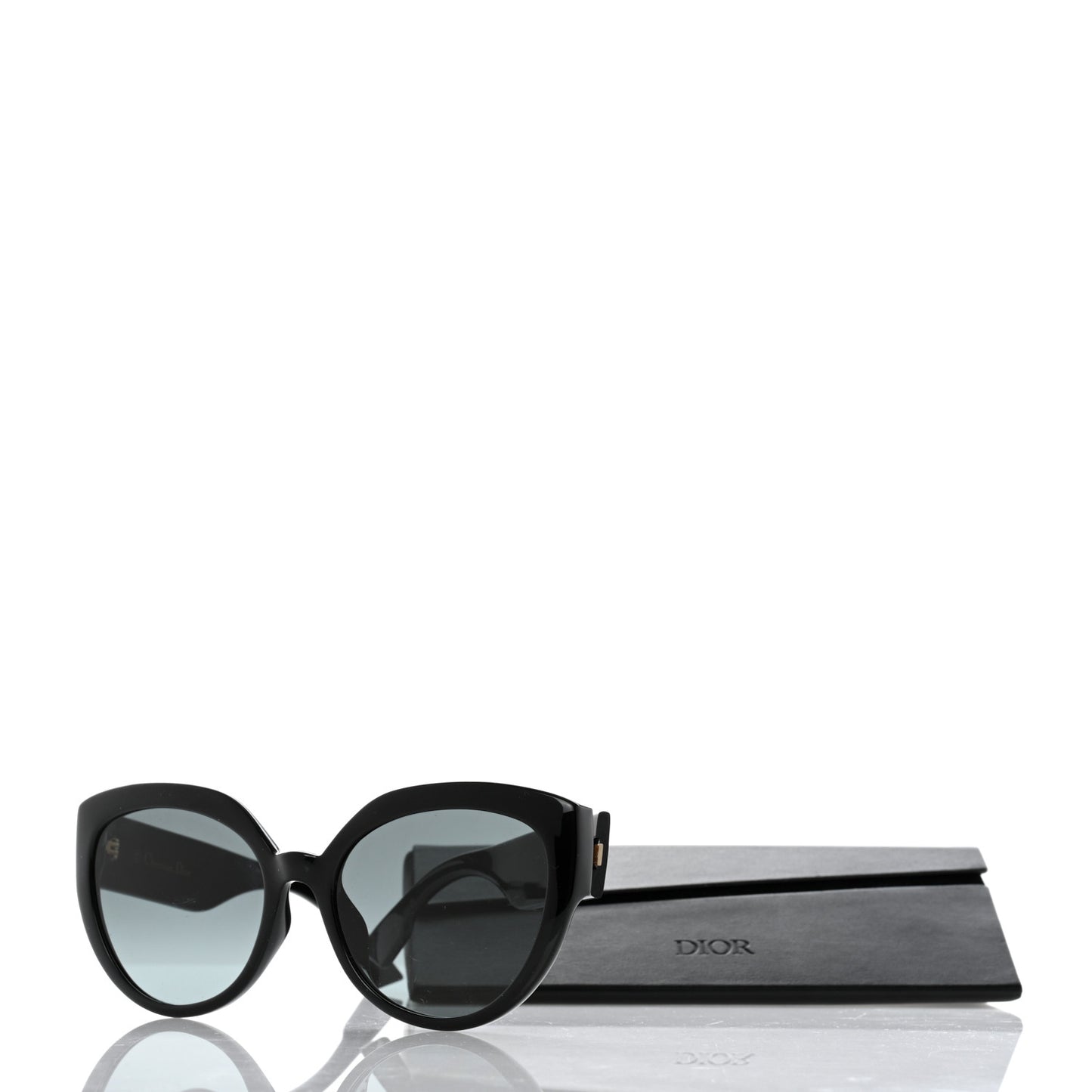 Acetate DDiorF Cat Eye Sunglasses Black