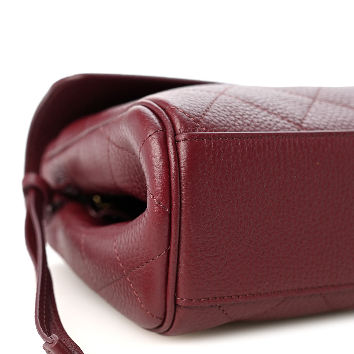 Chanel Grained Calfskin Urban Essentials Flap Burgundy 9 of 10