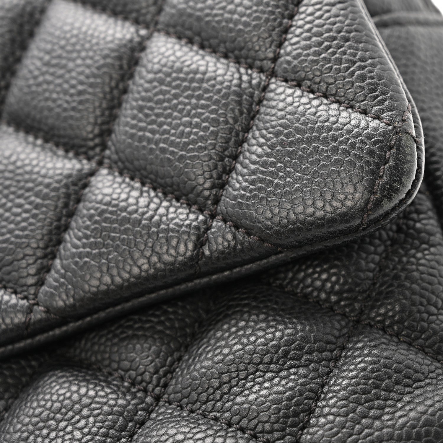 Chanel Caviar Quilted Jumbo Easy Flap Black 11 of 13