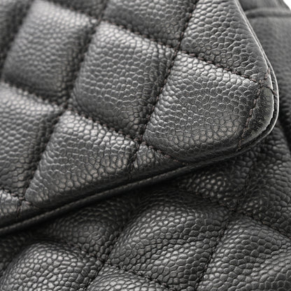 Chanel Caviar Quilted Jumbo Easy Flap Black 11 of 13