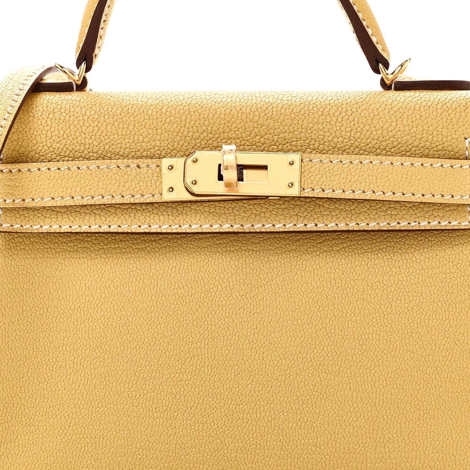 Hermes Chevre Mysore Mini Kelly Sellier 20 Foin 7 of 10